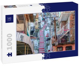 Lais Puzzle - Straßen von Siloé, Cali, Kolumbien - 1.000 Teile
