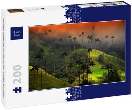 Lais Puzzle - Bewölkte Landschaft des Cocora-Tals, Salento, Kolumbien - 200 Teile