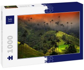 Lais Puzzle - Bewölkte Landschaft des Cocora-Tals, Salento, Kolumbien - 1.000 Teile
