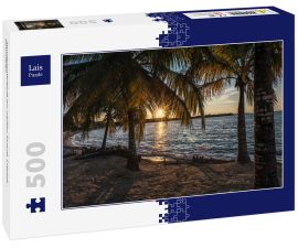 Lais Puzzle - Sonnenuntergang am weißen Strand, Cispatá - Kolumbien - 500 Teile