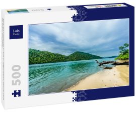 Lais Puzzle - Blick auf tropischen Strand im Nationalpark Natural Utria bei Nuqui, Kolumbien - 500 Teile