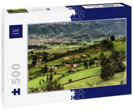 Lais Puzzle - Dorf in den Bergen von Paipa, Boyacá, Kolumbien - 500 Teile