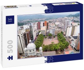Lais Puzzle - Luftaufnahme der Kathedrale Unserer Lieben Frau der Armut von Pereira auf dem Bolivar-Platz in Risaralda Kolumbien. - 500 Teile