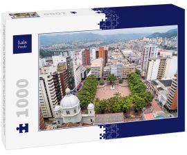 Lais Puzzle - Luftaufnahme der Kathedrale Unserer Lieben Frau der Armut von Pereira auf dem Bolivar-Platz in Risaralda Kolumbien. - 1.000 Teile