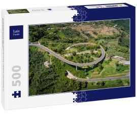 Lais Puzzle - Luftaufnahme der Helixbrücke Pereira Manizales in Risaralda Kolumbien - 500 Teile