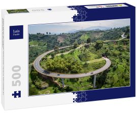 Lais Puzzle - Vista aérea de Puente Helicoidal Pereira Manizales en Risaralda Kolumbien - 500 Teile