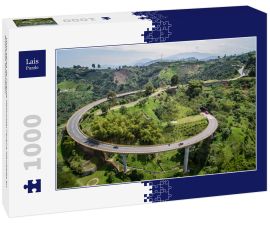Lais Puzzle - Vista aérea de Puente Helicoidal Pereira Manizales en Risaralda Kolumbien - 1.000 Teile