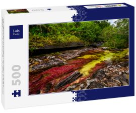 Lais Puzzle - Der Regenbogen-Fluss oder Fünf-Farben-Fluss ist in Kolumbien einer der schönsten Naturorte, er heißt Crystal Canyon - 500 Teile