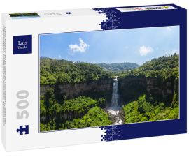 Lais Puzzle - Luftaufnahme des El Salto de Tequendama, einer der imposantesten Wasserfälle in Kolumbien, gespeist vom verschmutzten Bogotá-Fluss - 500 Teile