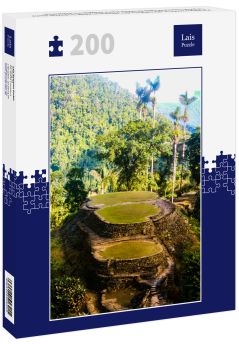 Lais Puzzle - Hauptterrassen in aller Wärme der verlorenen Stadt (indigener Name Teyuna), Sierra Nevada de Santa Marta, Magdalena, Kolumbien - 200 Teile