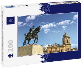 Lais Puzzle - Die Hauptstadt von Boyacá, Eskulptur von Simón Bolivar, dem Befreier, Kolumbien - 200 Teile