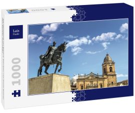 Lais Puzzle - Die Hauptstadt von Boyacá, Eskulptur von Simón Bolivar, dem Befreier, Kolumbien - 1.000 Teile