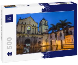 Lais Puzzle - Popayan, auch die schöne Stadt Popayan, nach Sonnenuntergang, Cauca, Kolumbien - 500 Teile