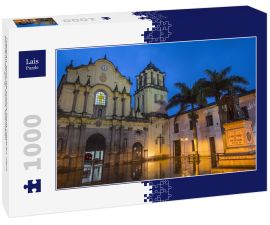 Lais Puzzle - Popayan, auch die schöne Stadt Popayan, nach Sonnenuntergang, Cauca, Kolumbien - 1.000 Teile
