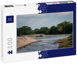 Lais Puzzle - Trockener Fluss in Yopal Casanare, trockener Fluss in Kolumbien - 100 Teile
