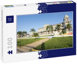 Lais Puzzle - Quibdó, Chocó, Kolumbien. 6. März 2019: Fassade der Kathedrale San Francisco de Asis - 100 Teile