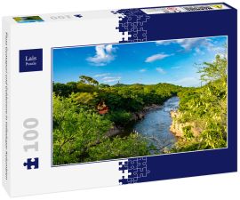 Lais Puzzle - Fluss Guatapuri und Goldsirene in Valledupar Kolumbien - 100 Teile