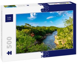 Lais Puzzle - Fluss Guatapuri und Goldsirene in Valledupar Kolumbien - 500 Teile