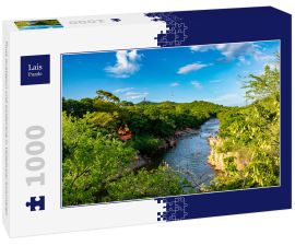 Lais Puzzle - Fluss Guatapuri und Goldsirene in Valledupar Kolumbien - 1.000 Teile