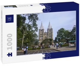 Lais Puzzle - Leben auf dem Hauptplatz des bunten Jardin, Antioquia, Kolumbien - 1.000 Teile