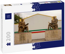 Lais Puzzle - Denkmal für Simon Bolivar und Francisco de Paula Santander in Tame, Arauca, Kolumbien - 200 Teile