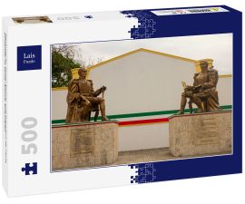 Lais Puzzle - Denkmal für Simon Bolivar und Francisco de Paula Santander in Tame, Arauca, Kolumbien - 500 Teile