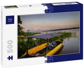 Lais Puzzle - Sonnenuntergang am Amazonas in Mocagua, Amazonas, Kolumbien - 500 Teile