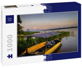 Lais Puzzle - Sonnenuntergang am Amazonas in Mocagua, Amazonas, Kolumbien - 1.000 Teile