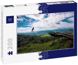 Lais Puzzle - Person steht auf einem Berg, Kolumbien,Huila - 200 Teile
