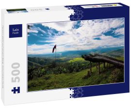 Lais Puzzle - Person steht auf einem Berg, Kolumbien,Huila - 500 Teile