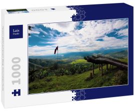 Lais Puzzle - Person steht auf einem Berg, Kolumbien,Huila - 1.000 Teile