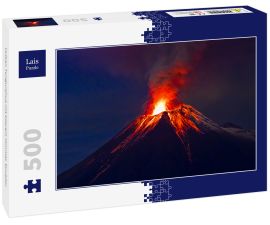 Lais Puzzle - Vulkan Tungurahua mit blauem Himmel, Ecuador - 500 Teile