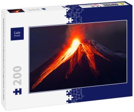 Lais Puzzle - Nahaufnahme eines Vulkanausbruchs (Tungurahua), Ecuador - 200 Teile