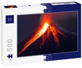 Lais Puzzle - Nahaufnahme eines Vulkanausbruchs (Tungurahua), Ecuador - 500 Teile