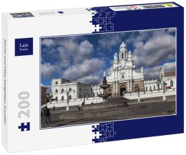 Lais Puzzle - Kirche und Platz Sangolquí, Ecuador - 200 Teile