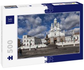 Lais Puzzle - Kirche und Platz Sangolquí, Ecuador - 500 Teile