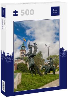 Lais Puzzle - Denkmal von Don Quijote in Loja, Ecuador - 500 Teile