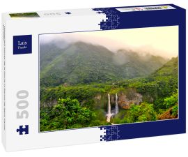 Lais Puzzle - Wasserfall Manto de la Novia in Banos de Agua Santa, Ecuador - 500 Teile
