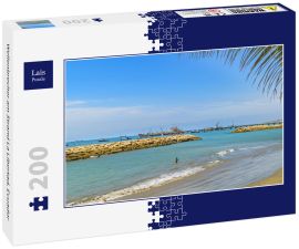 Lais Puzzle - Wellenbrecher am Strand La Libertad, Ecuador - 200 Teile