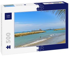 Lais Puzzle - Wellenbrecher am Strand La Libertad, Ecuador - 500 Teile