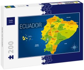 Lais Puzzle - Karte von Ecuador - 200 Teile