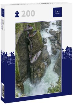 Lais Puzzle - Pailón del Diablo Wasserfall, Baños, Ecuador - 200 Teile