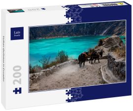 Lais Puzzle - Vulkan Quilotoa in Ecuador - 200 Teile