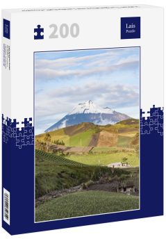 Lais Puzzle - Vulkan Tungurahua mit Landschaft, Ecuador - 200 Teile