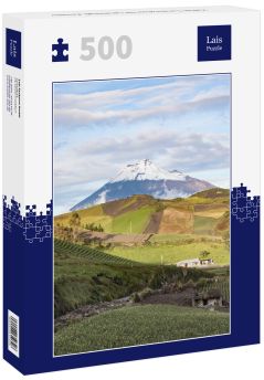 Lais Puzzle - Vulkan Tungurahua mit Landschaft, Ecuador - 500 Teile