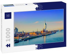 Lais Puzzle - Portsmouth, England, Hafen von Portsmouth am späten Abend - 1.000 Teile