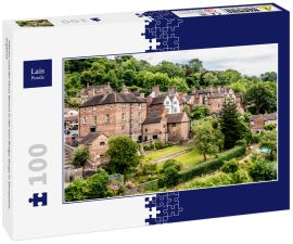 Lais Puzzle - Häuser und der Fluss Severn in der Iron Bridge Gorge in Shropshire, England - 100 Teile