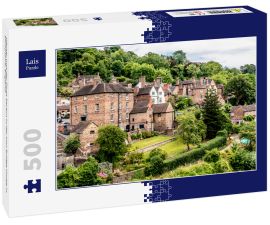 Lais Puzzle - Häuser und der Fluss Severn in der Iron Bridge Gorge in Shropshire, England - 500 Teile