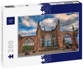Lais Puzzle - Die Ruinen der Kathedrale von Coventry, England - 200 Teile