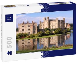 Lais Puzzle - Leeds Castle Festung England Graben Reflexion - 500 Teile